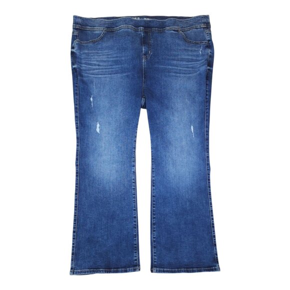 Torrid Womens Lean Jean Slim Boot Super Soft Denim Size 4S Blue Pull On - Picture 10 of 10